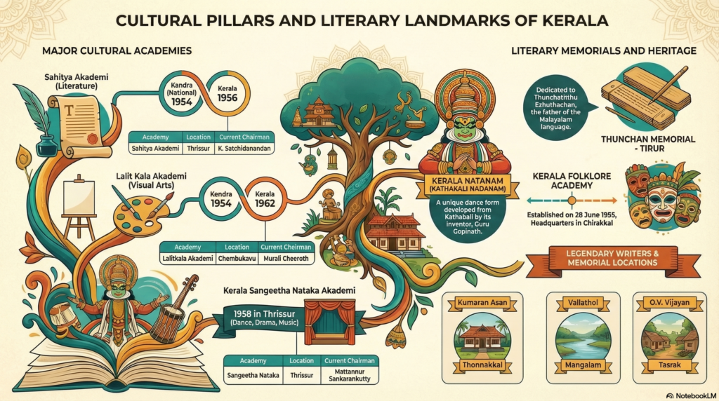 Kerala Culture for PSC – Complete Revision Notes, Festivals, Arts & Institutions