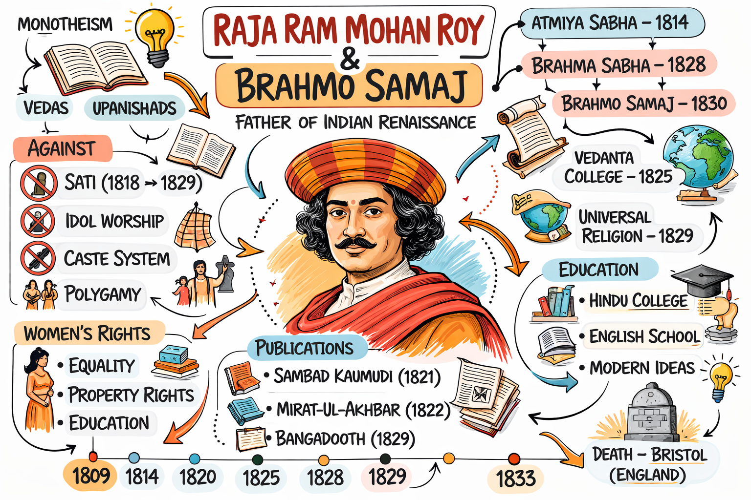 Raja Ram Mohan Roy & Brahmo Samaj